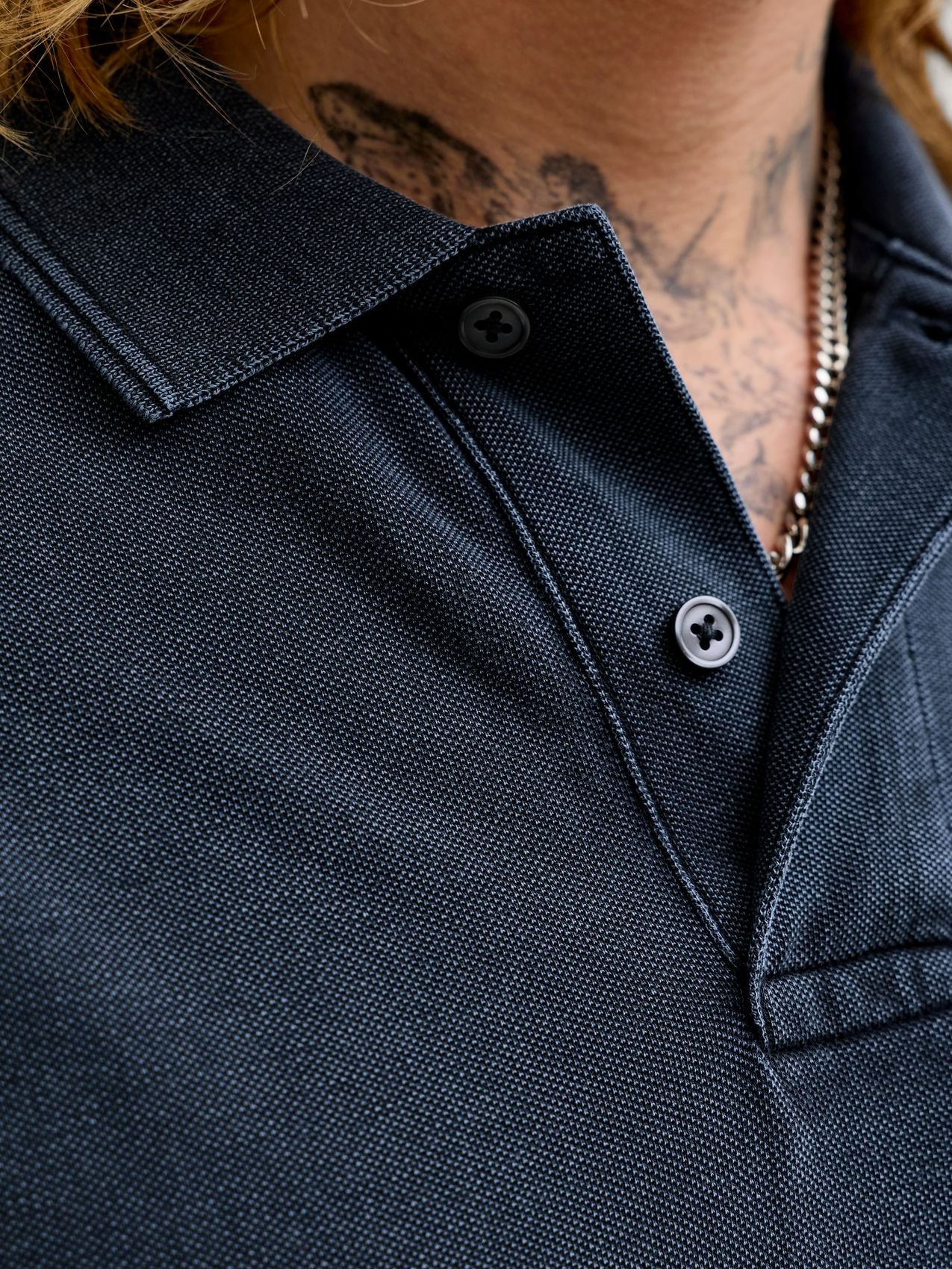 JACK & JONES JPRBLUWILL SS WASH POLO SN
