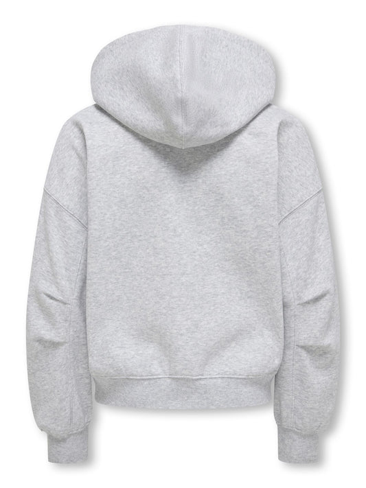 ONLY KOGEVISA L/S ZIP HOOD OVS SWT