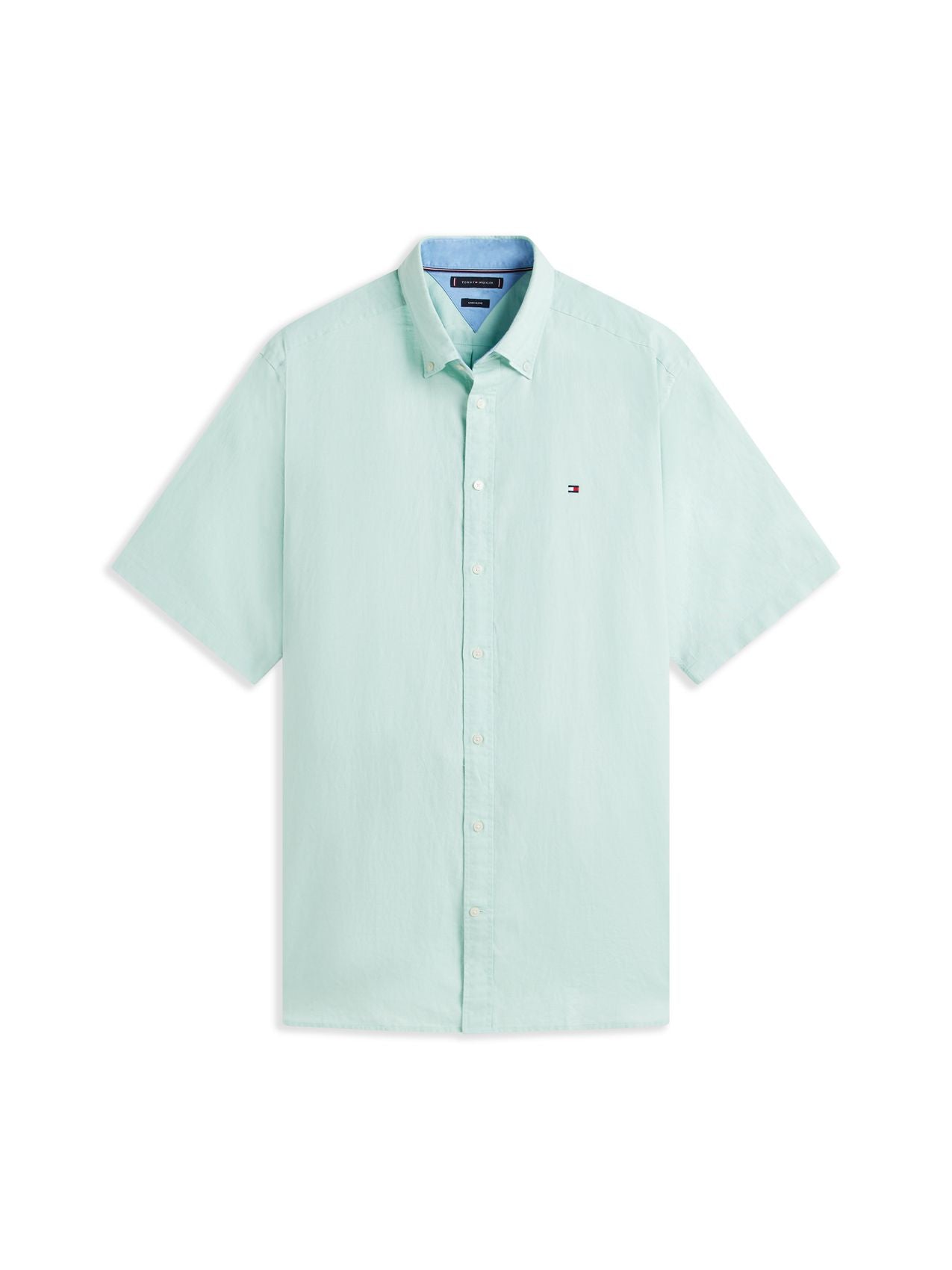 TOMMY HILFIGER BT- LINEN BLND SOLID SS RF S-B