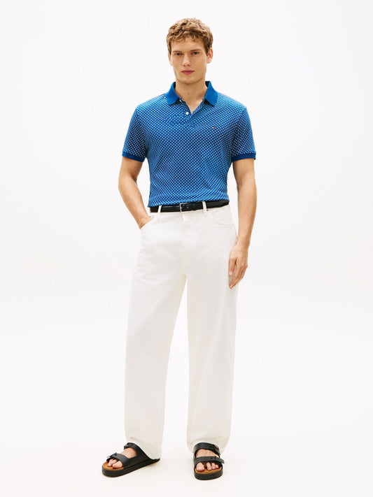 TOMMY HILFIGER Regular Fit Print Polo Shirt