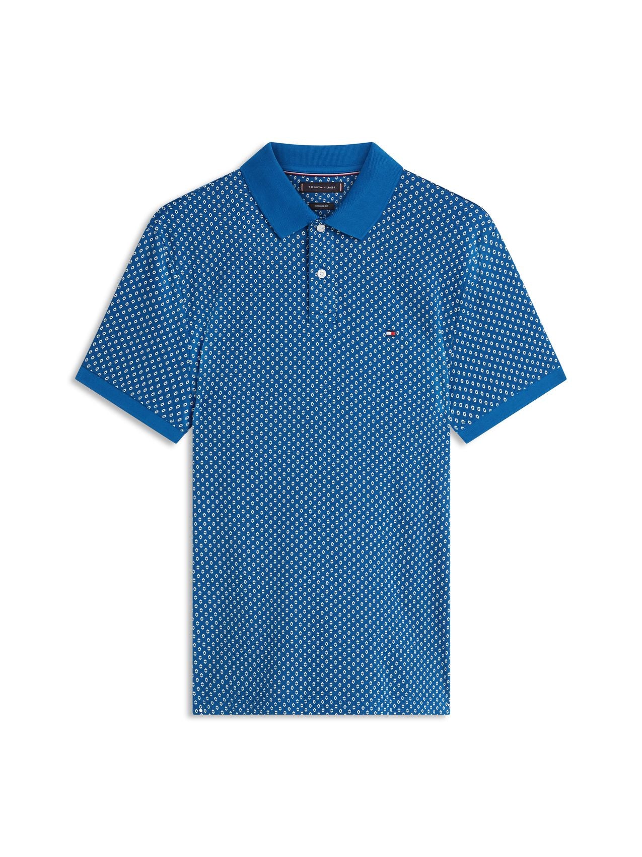 TOMMY HILFIGER Regular Fit Print Polo Shirt