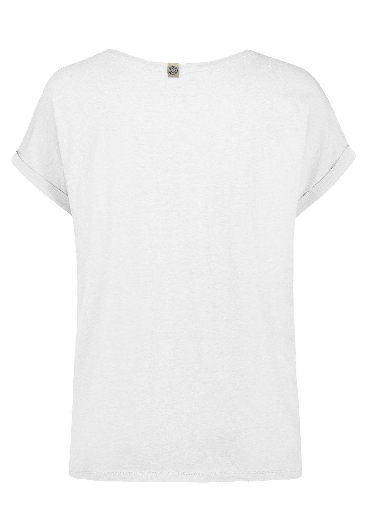 SUBLEVEL Damen, Shirt kurzarm, white