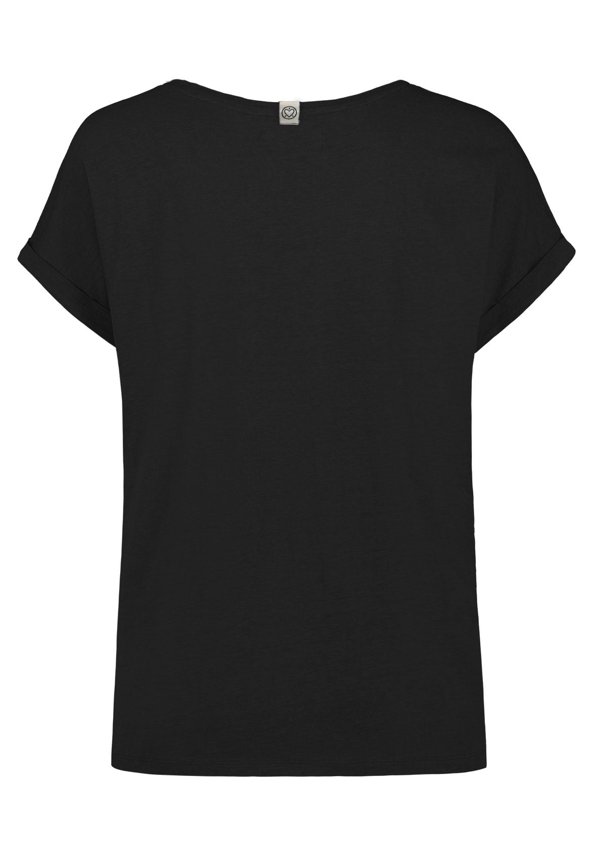 SUBLEVEL Damen, Shirt kurzarm, black