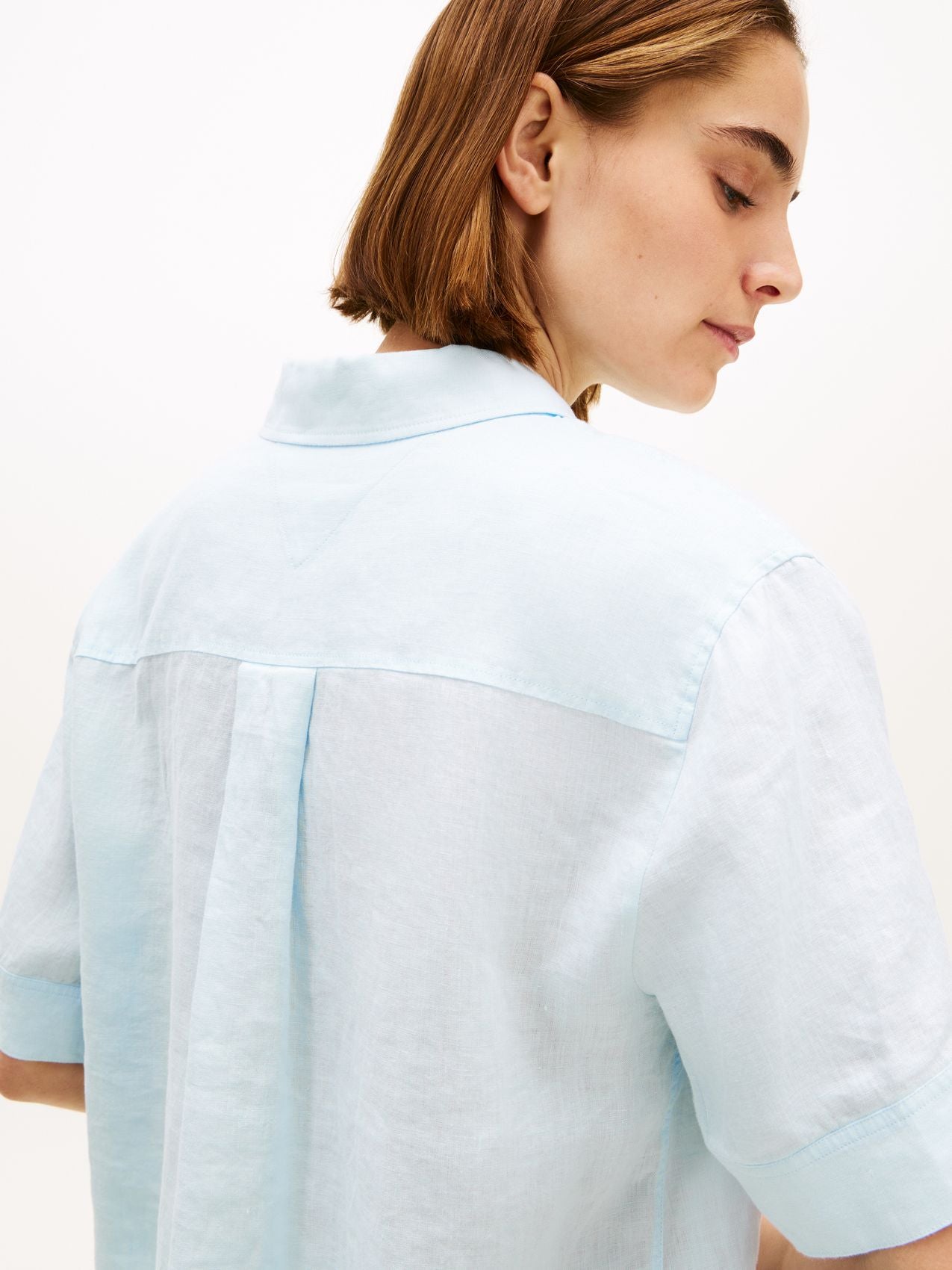 TOMMY HILFIGER Kurzes Leinenhemd