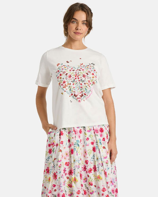 LIEBLINGSSTÜCK T-Shirt mit Herzmotiv