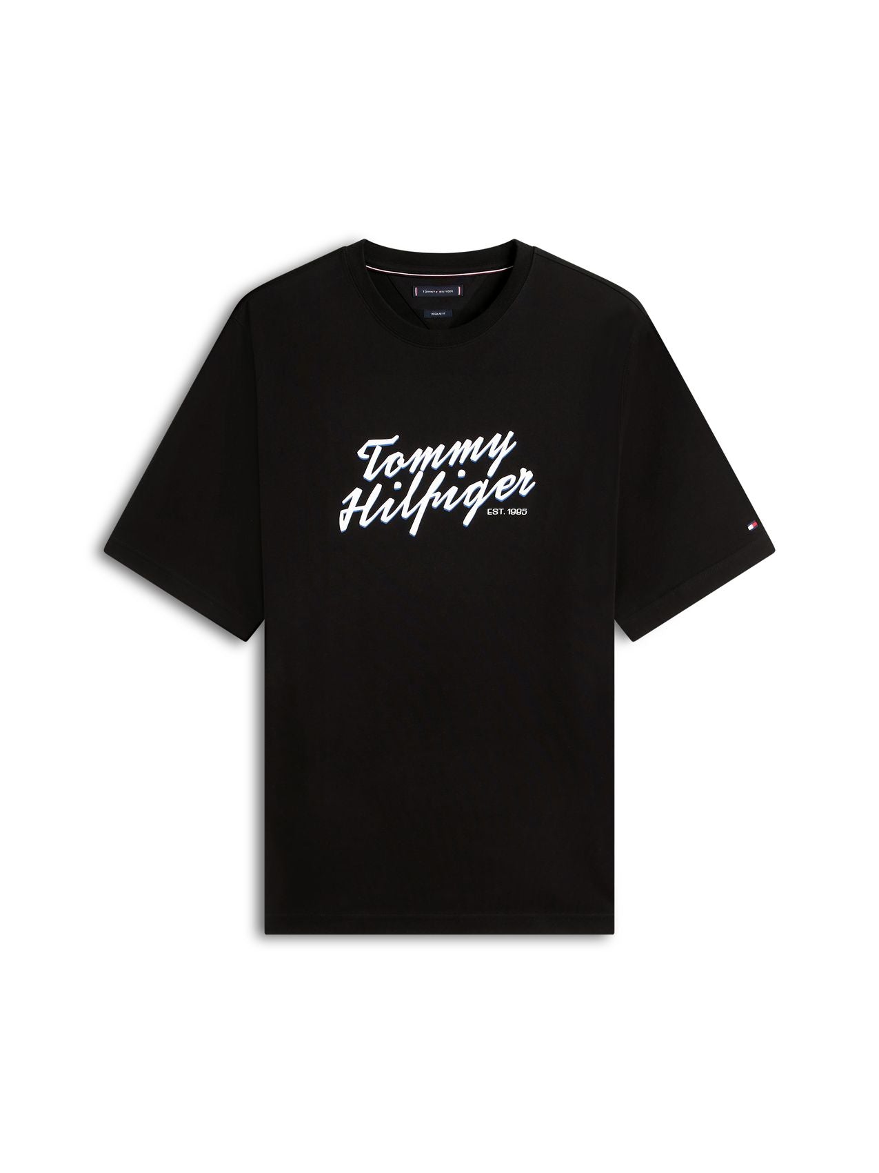 TOMMY HILFIGER Plus Text Graphic Crew Neck T-Shirt