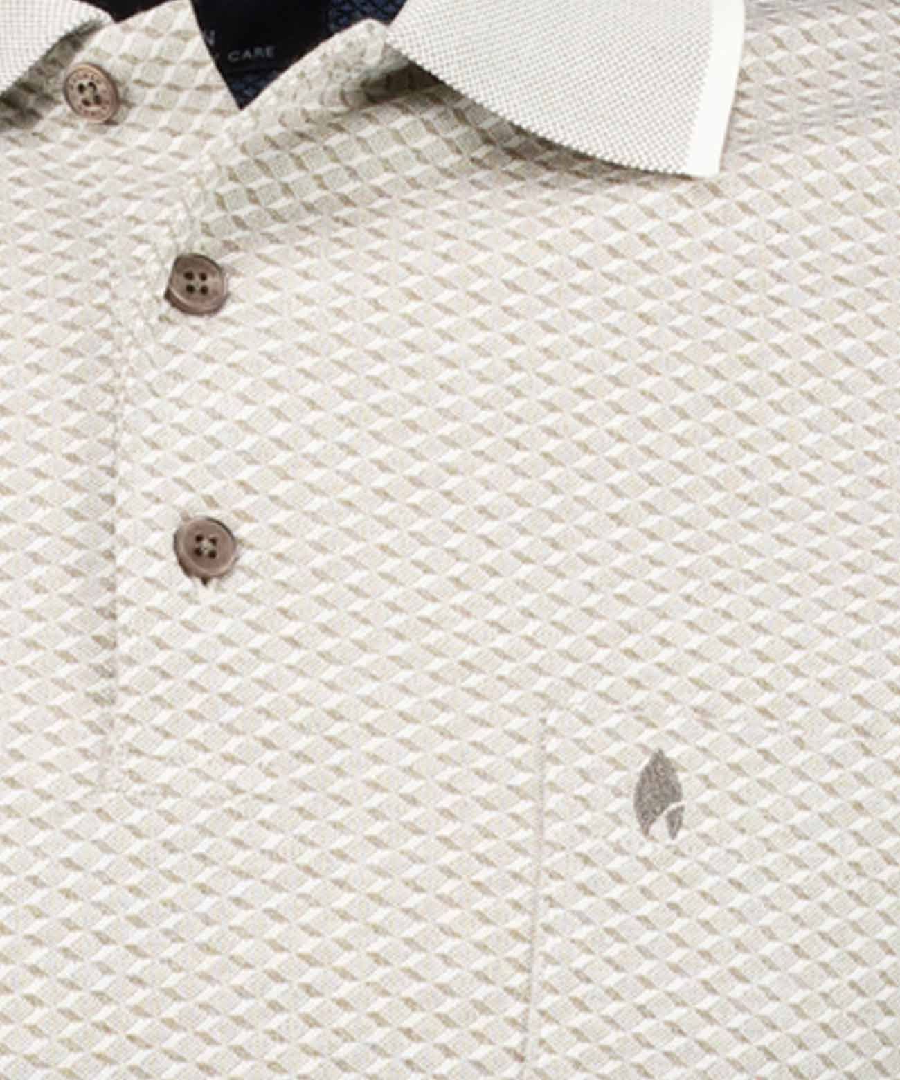 RAGMAN Softknit-Polo Jacquard