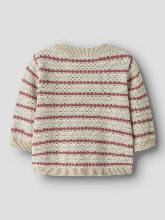 BESTSELLER NBFFLOWS LS KNIT CARD