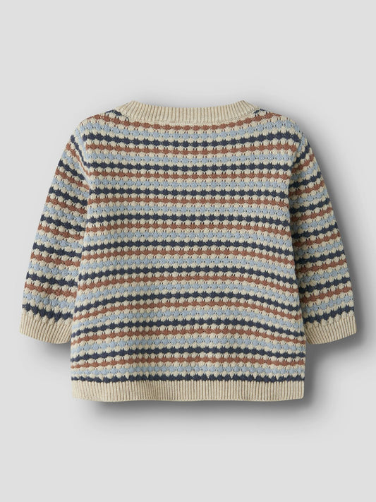 BESTSELLER NBMFLOWS LS KNIT CARD