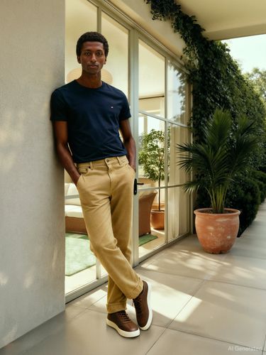 TOMMY HILFIGER CORE STRETCH SLIM C-NECK TEE L