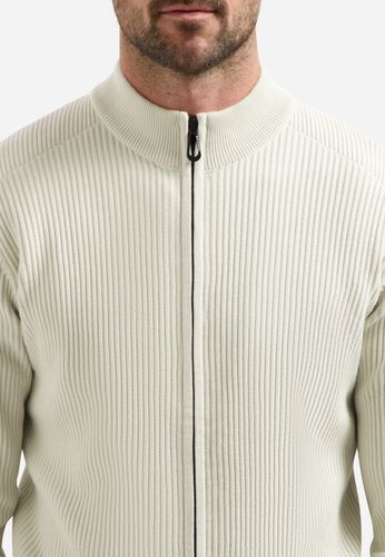 NO EXCESS Cardigan Full Zip Tuck Stitch