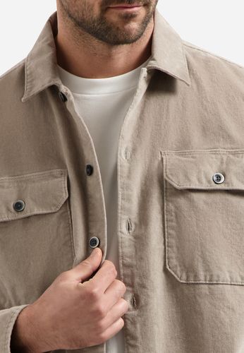 NO EXCESS Overshirt Buttons Twill Stretch