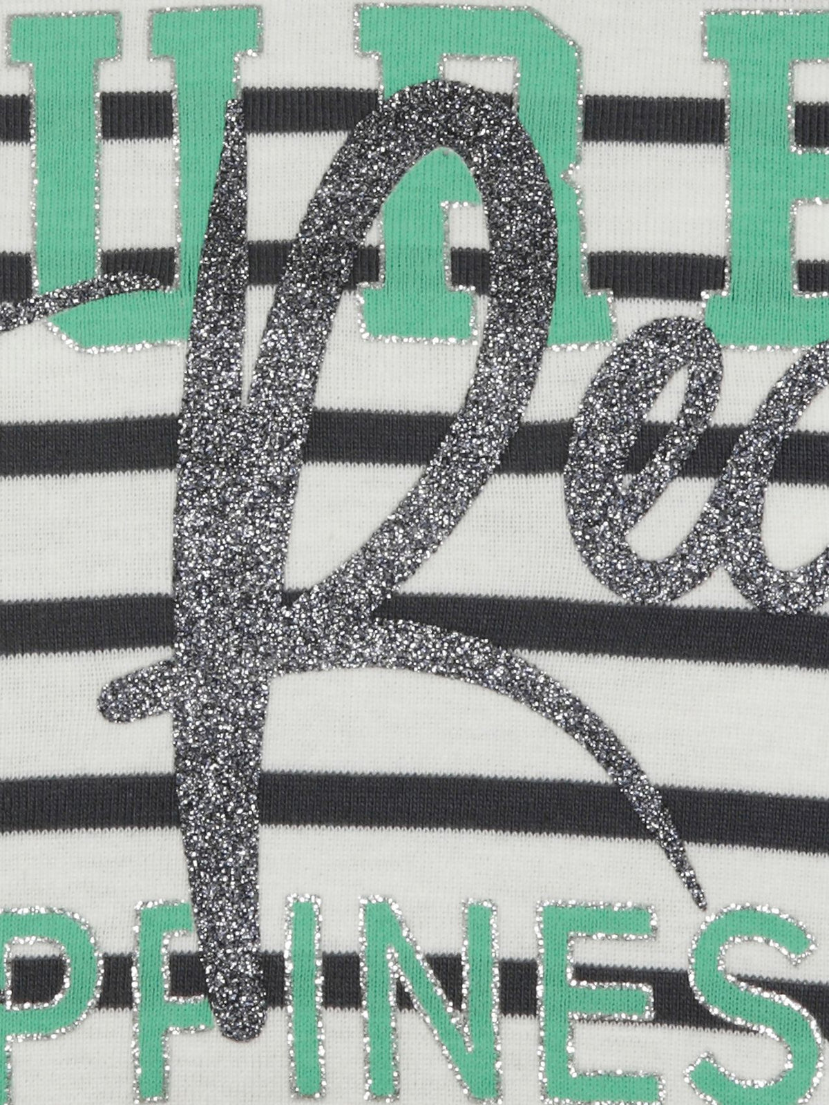 T-Shirt Rundhals 3/4 Arm Ringel
