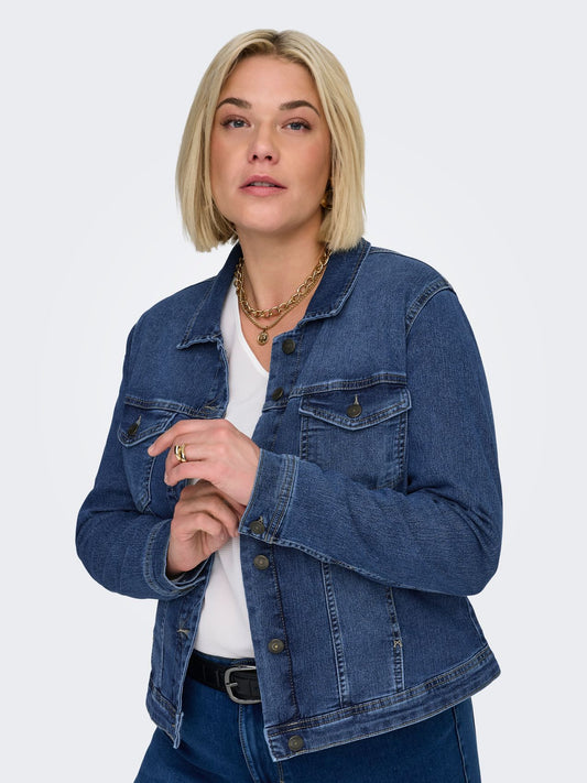 ONLY CARMAKOMA CARWESPA DENIM JACKET MBD DNM NOOS