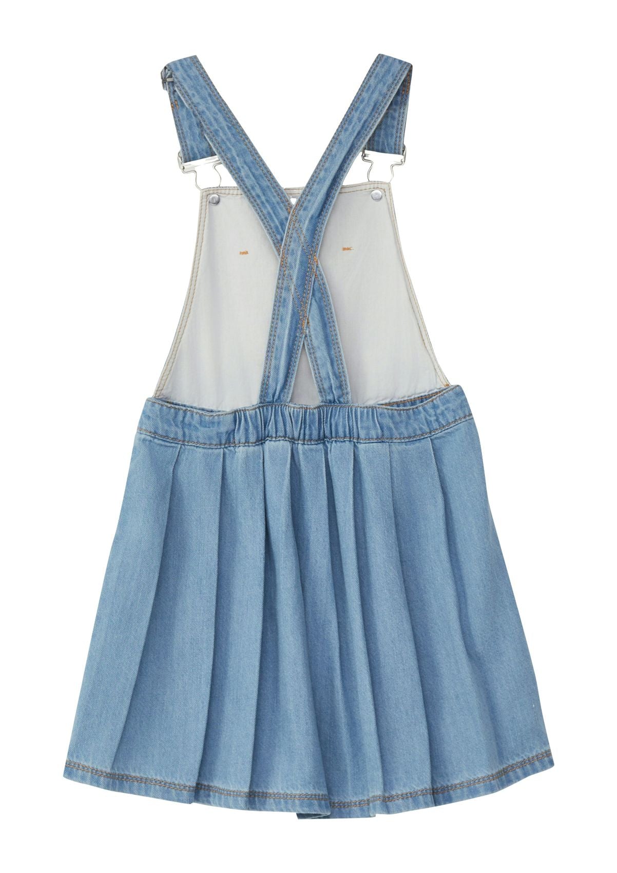OLIVER TWIST Denim Latzrock mit Stickerei