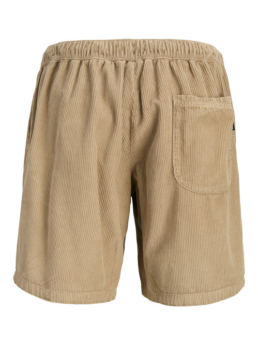 JACK & JONES Cord-Shorts mit Schlupfbund