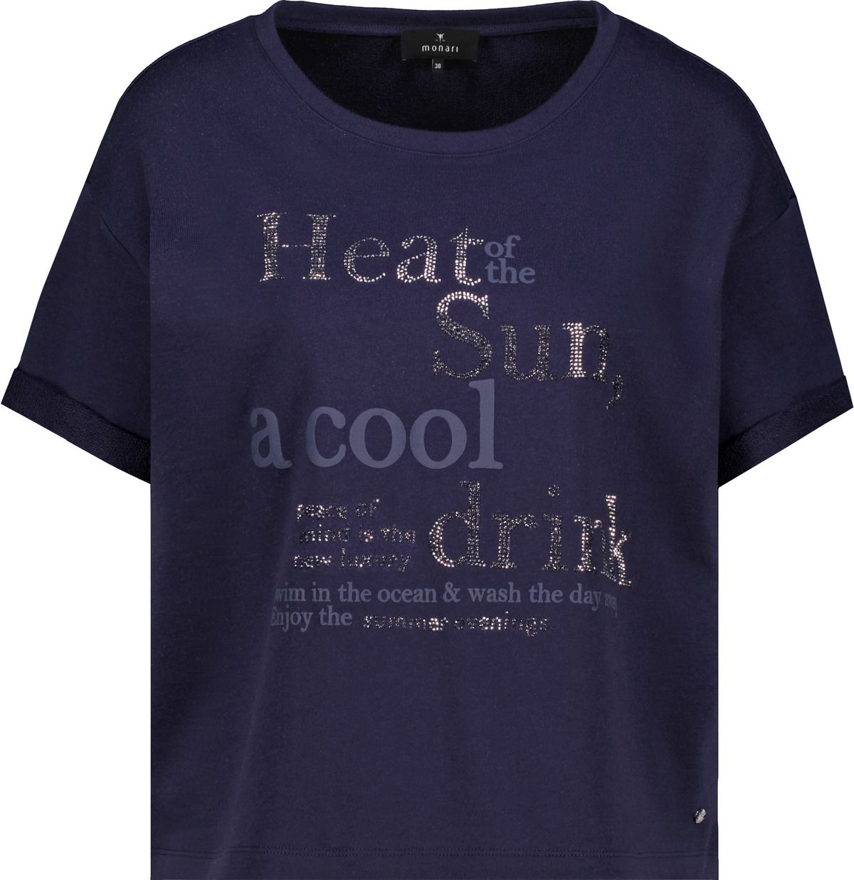 MONARI T-Shirt, marine