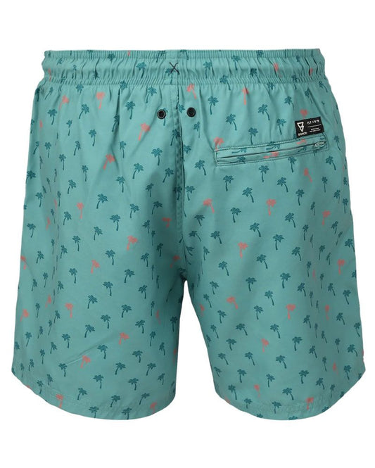 INTERSPORT Palmen-Badeshorts mit Kordelzug