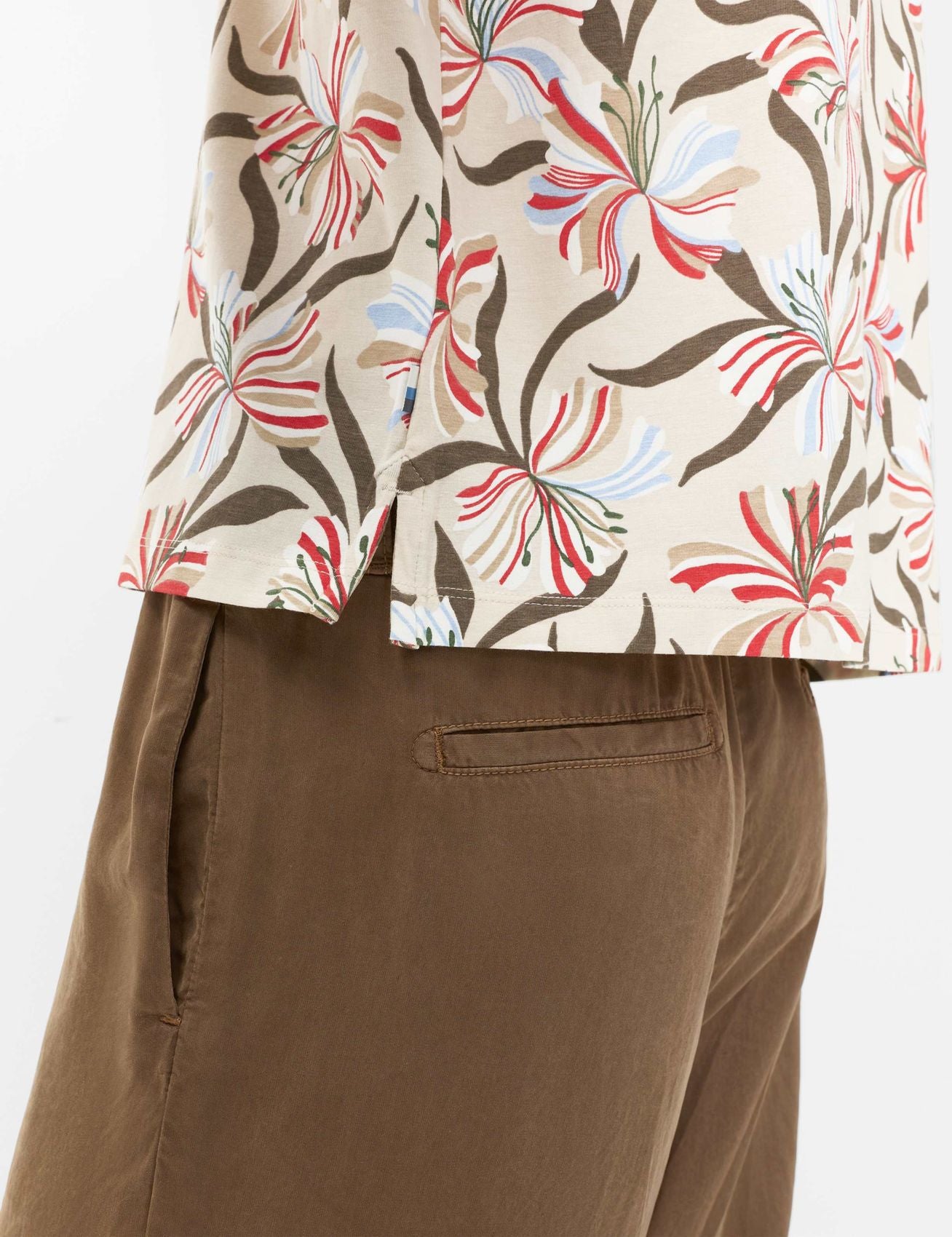 Jersey-Shirt mit Blumenmuster "Cara S"