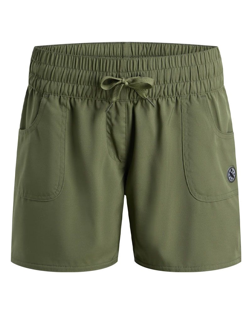 Sportliche Badeshorts mit Kordelzug, Damen