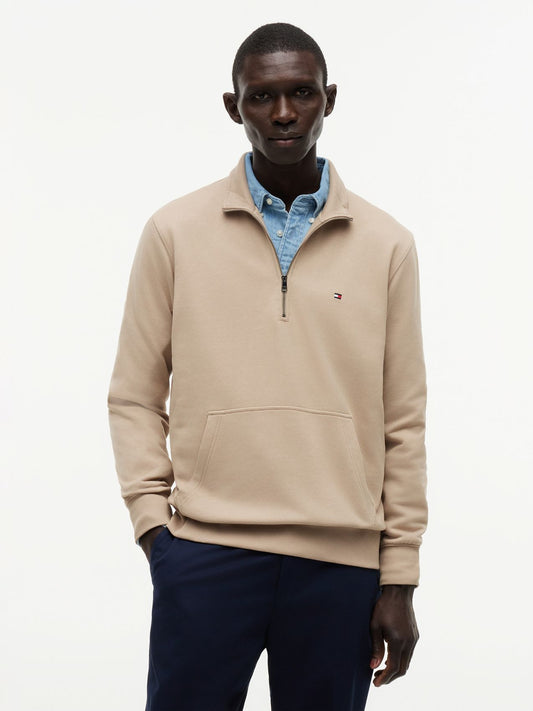 Terry-Sweatshirt mit Quarter-Zip