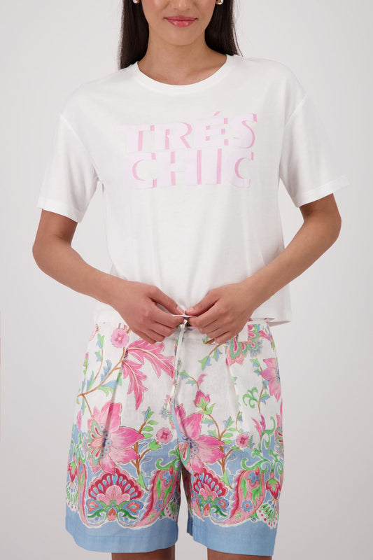 MONARI T-Shirt mit Flexdruck