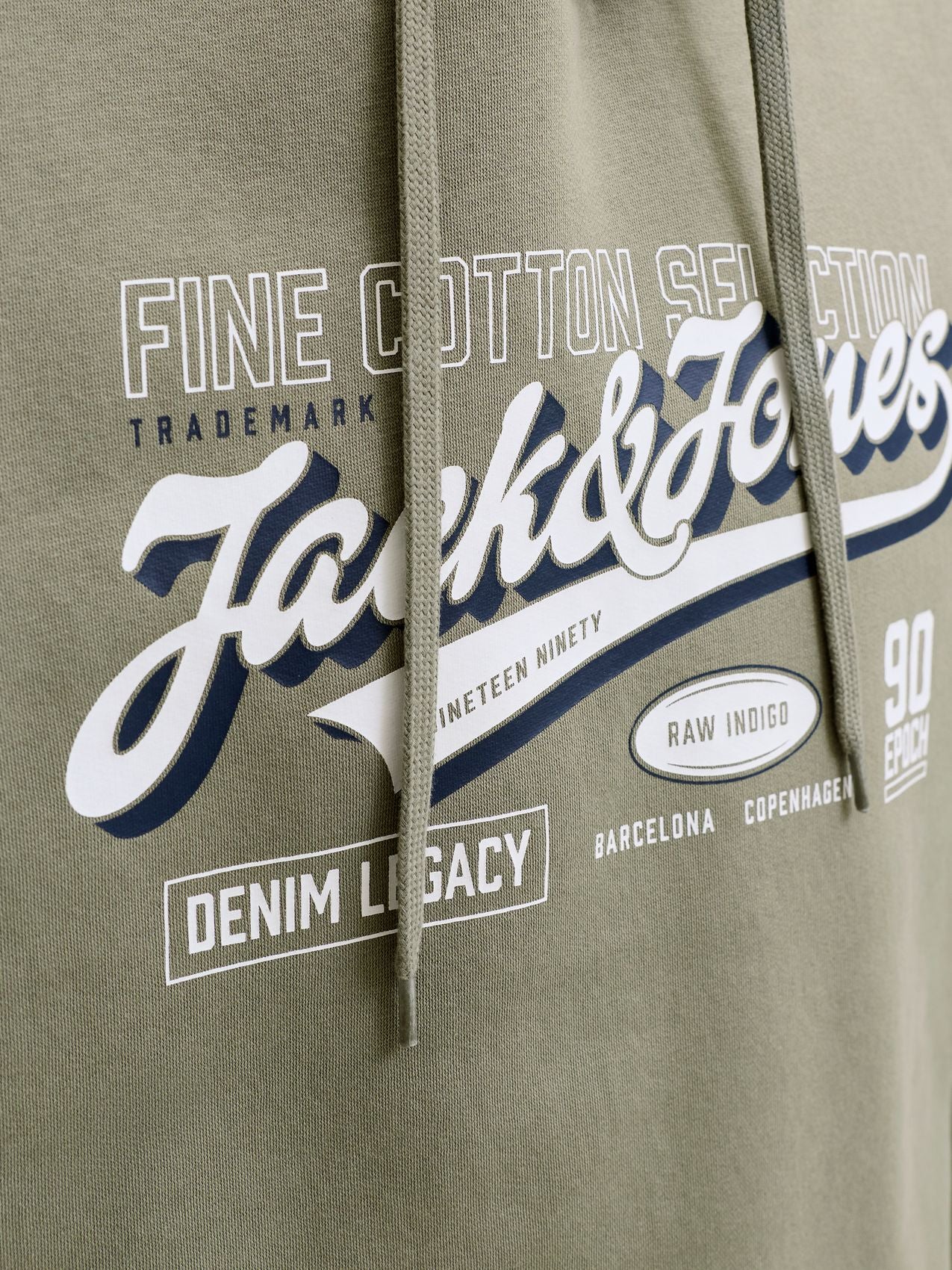 JACK & JONES JJELOGO SWEAT HOOD 2 COL AW26 SN PLS