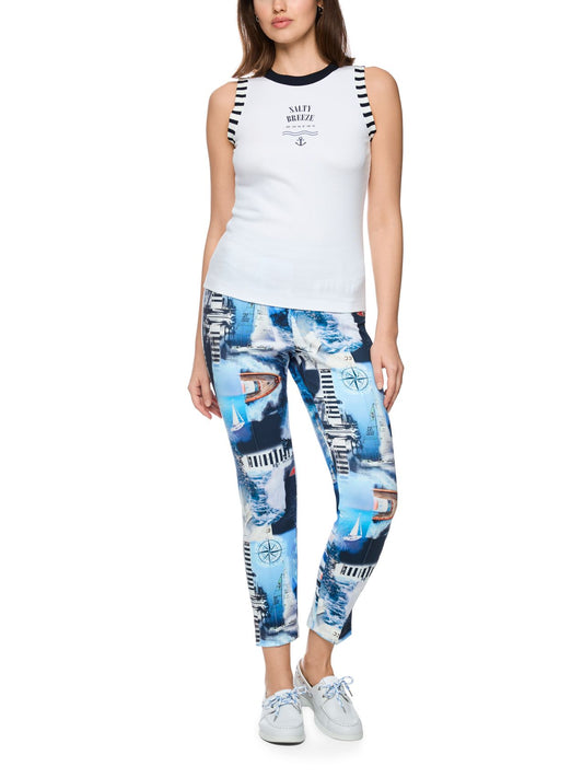 MARC CAIN Top mit maritimem Print
