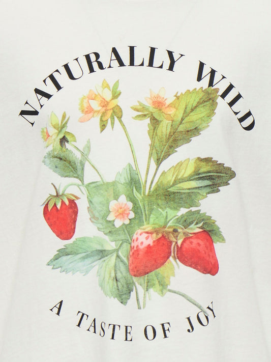 ONLY KOGSARA LIFE SS PRINT WASHED TOP JRS