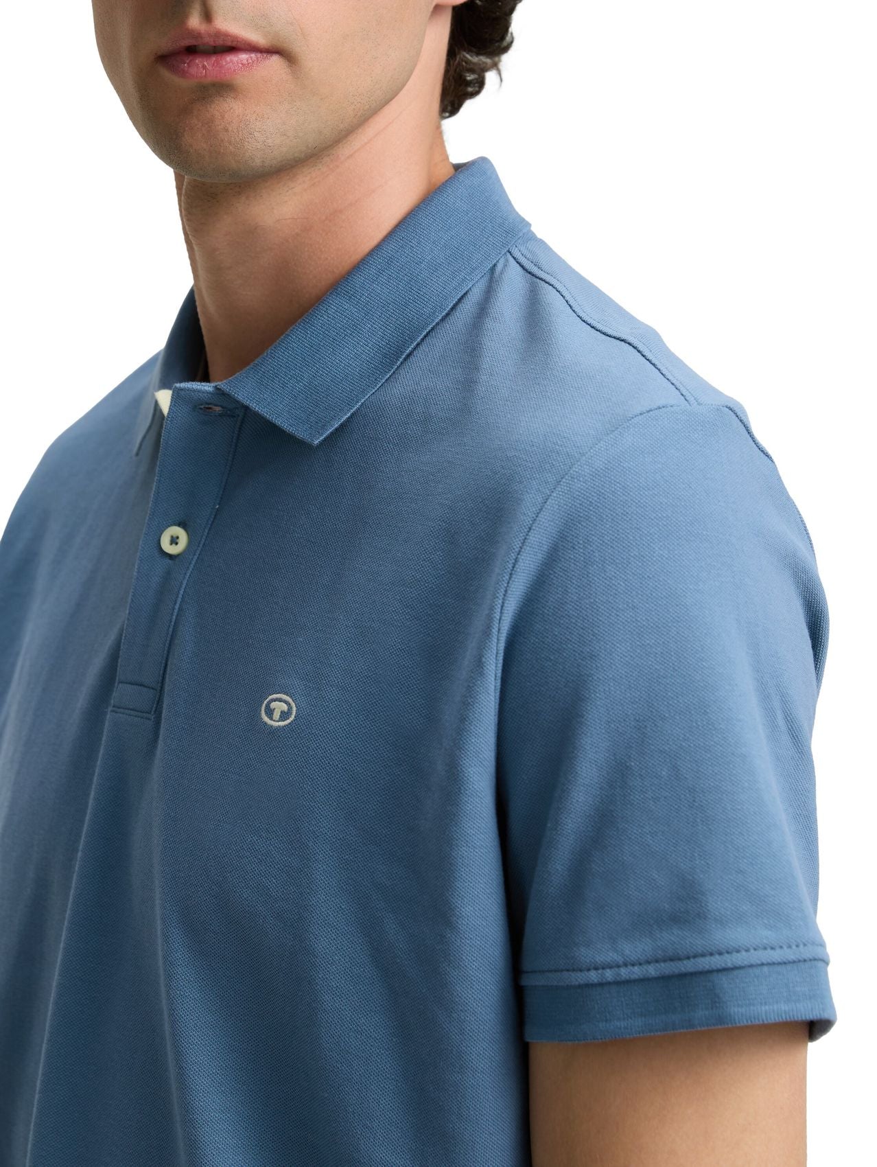 TOM TAILOR Piqué Poloshirt mit Logo-Stickerei