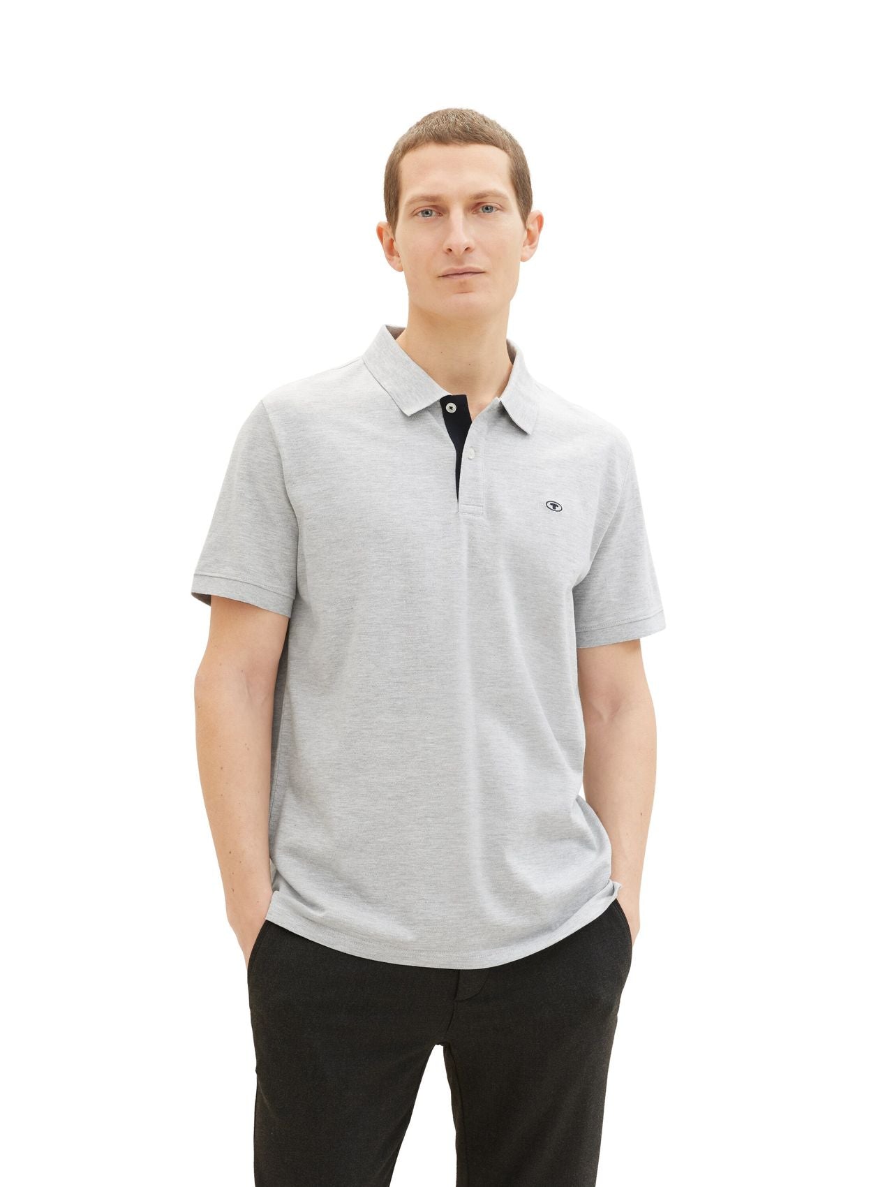 TOM TAILOR Piqué Poloshirt mit Logo-Stickerei