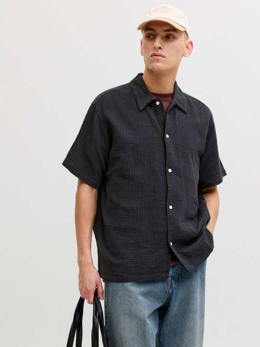 JACK & JONES JORNANTUCKET DOUBLE CLOTH SHIRT SS EA26
