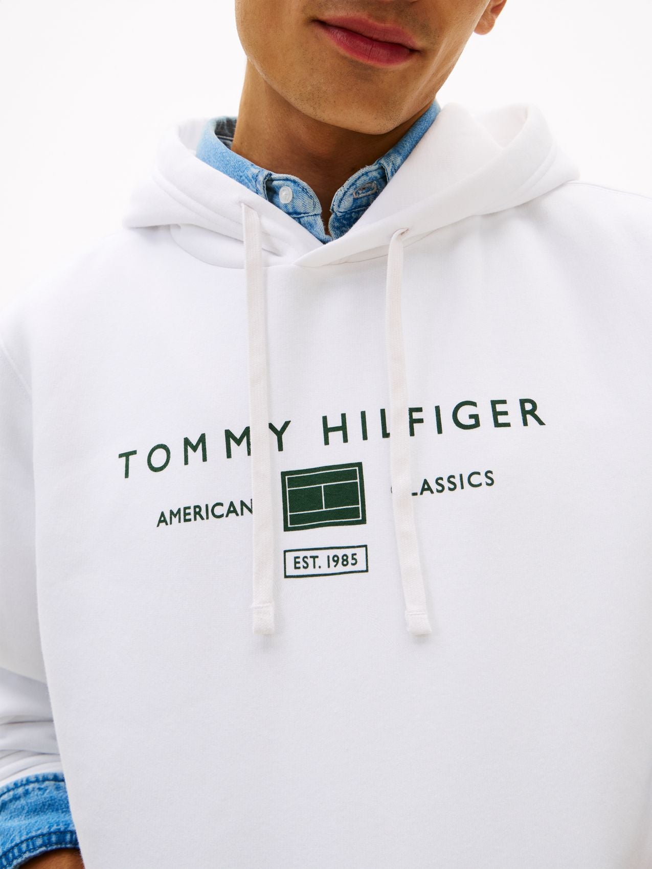 TOMMY HILFIGER Hoodie mit TH-Logoprint