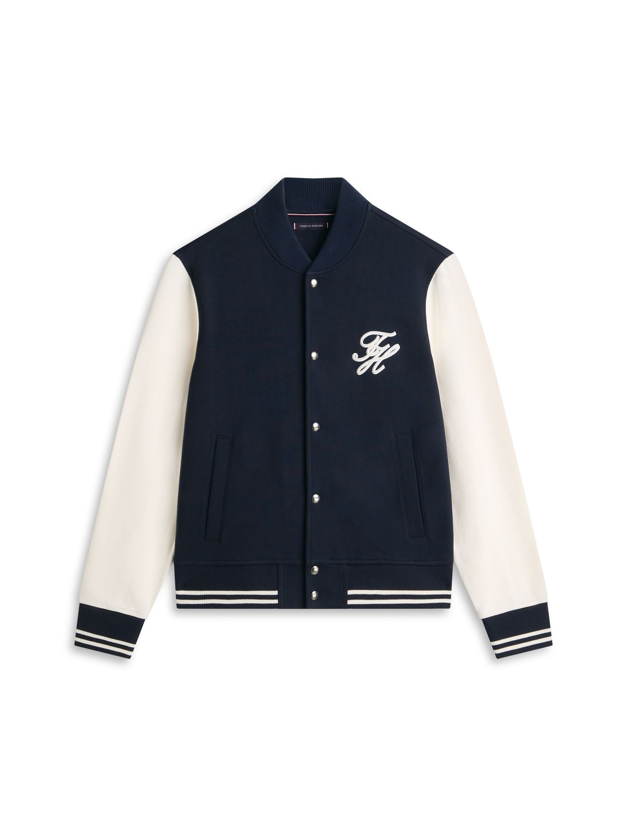 TOMMY HILFIGER Colour-Blocked Terry Bomber Jacket
