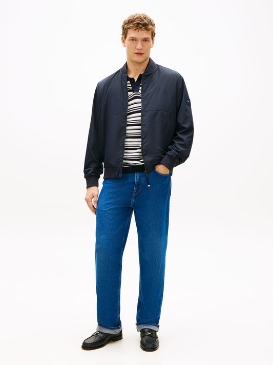 TOMMY HILFIGER Water Resistant Tonal Logo Bomber Jacket