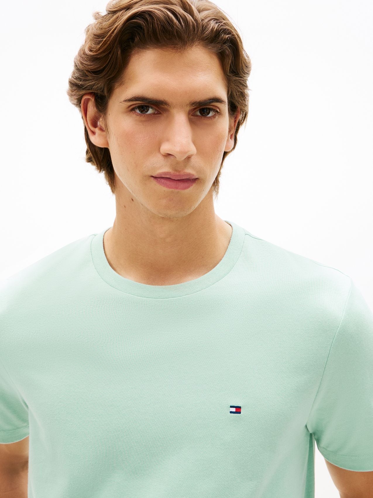 TOMMY HILFIGER T-Shirt mit Flag-Stickerei