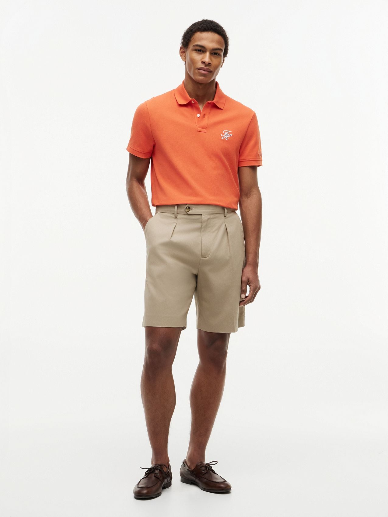 TOMMY HILFIGER Polohemd aus Piqué mit TH-Logo