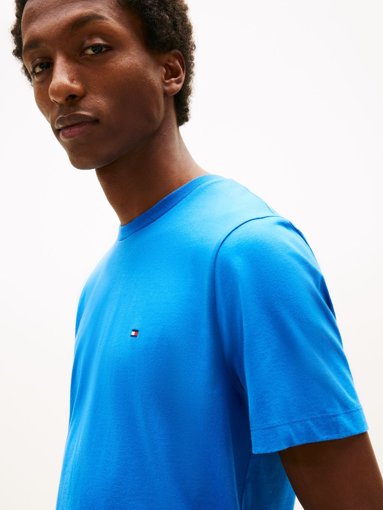 TOMMY HILFIGER T-Shirt mit Flag-Stickerei