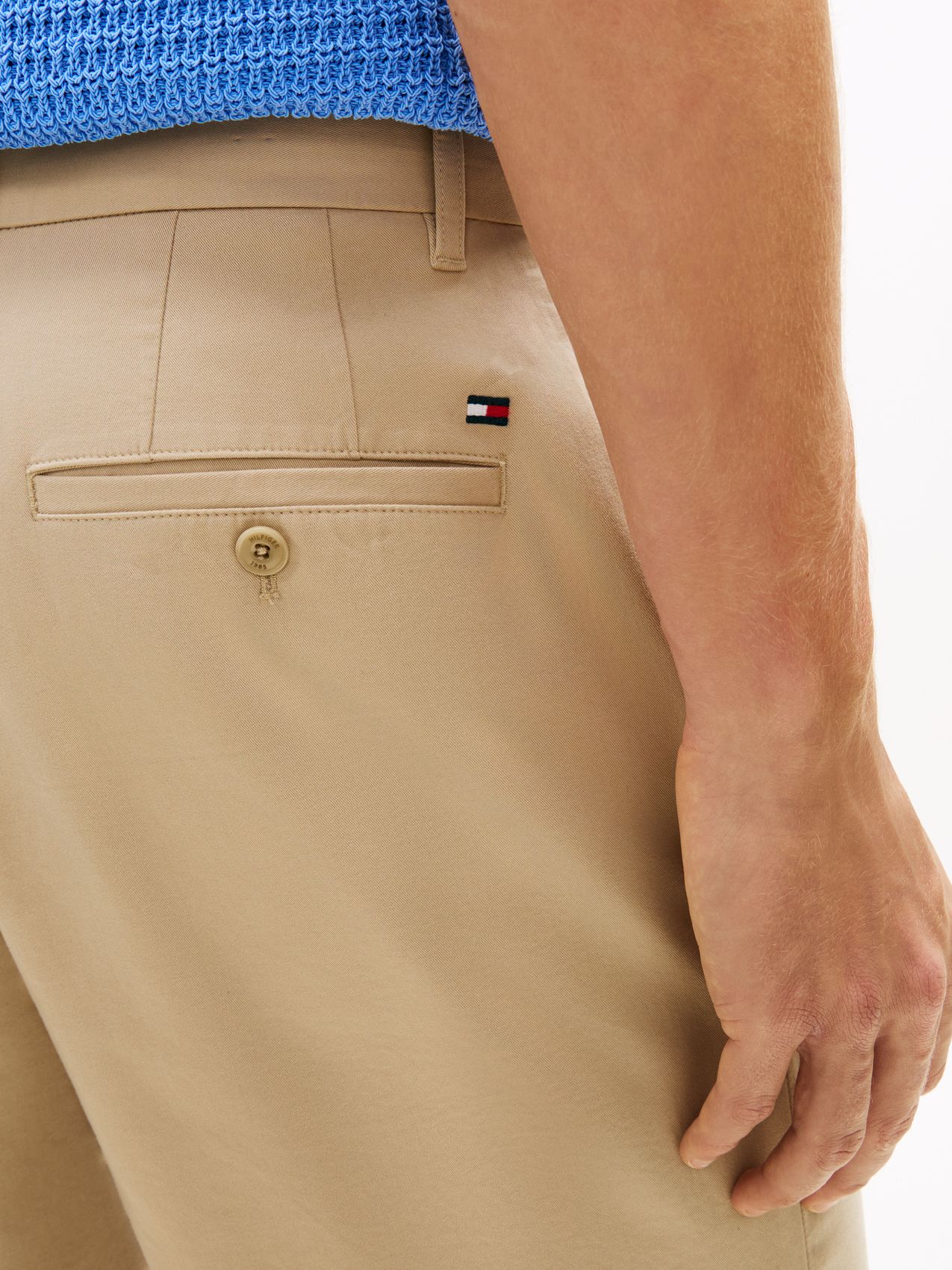 TOMMY HILFIGER Chino-Shorts aus Stretch-Twill