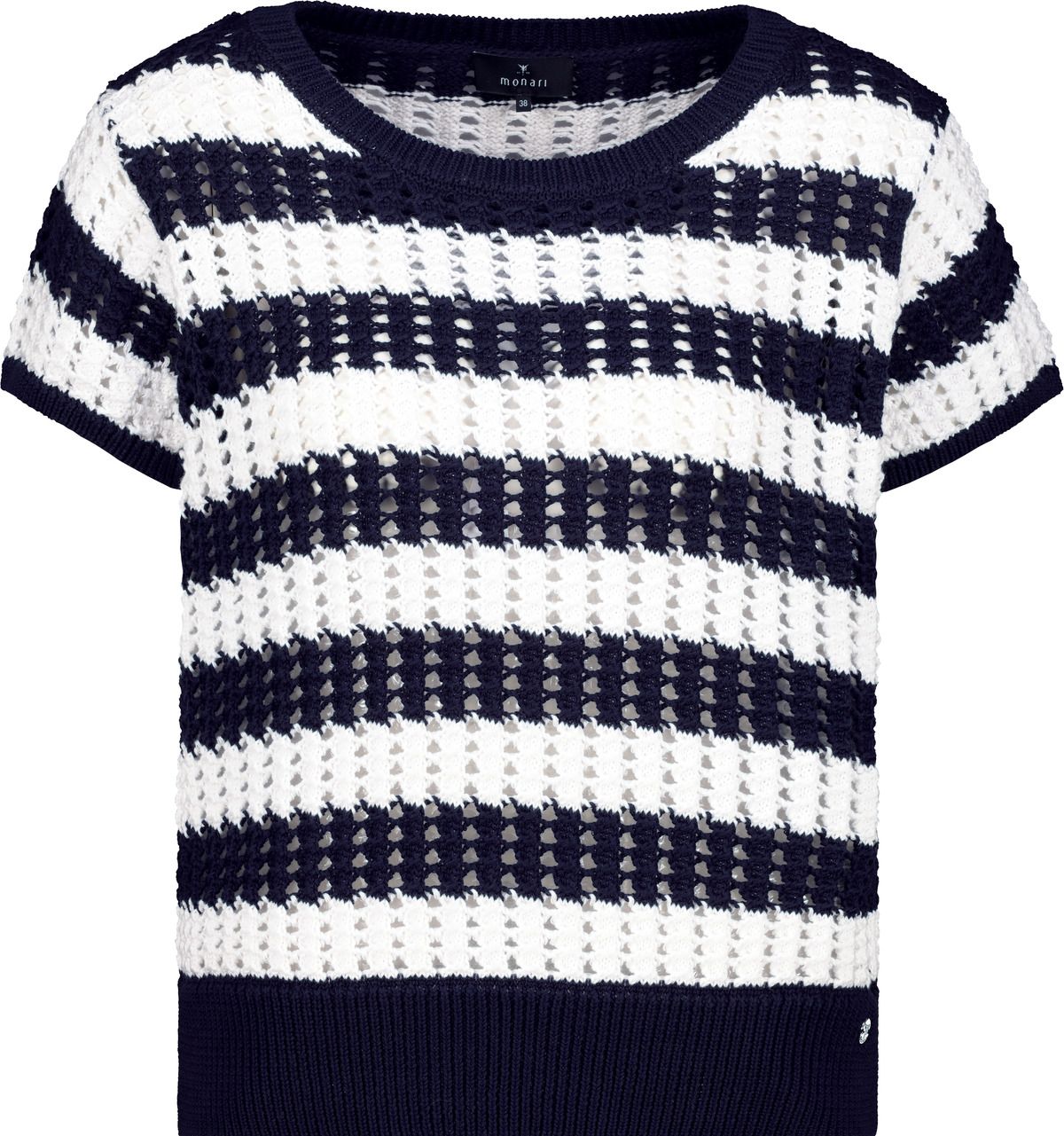 MONARI Pullover, marine ringel