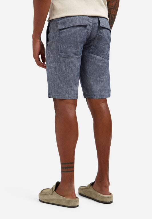 NO EXCESS Short Chino With Linen