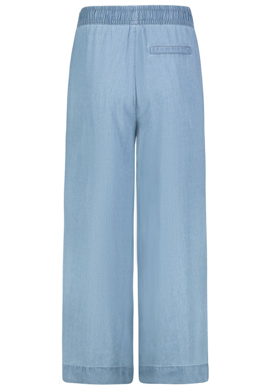 SUBLEVEL Damen, Hose Denim, middle blue denim M250