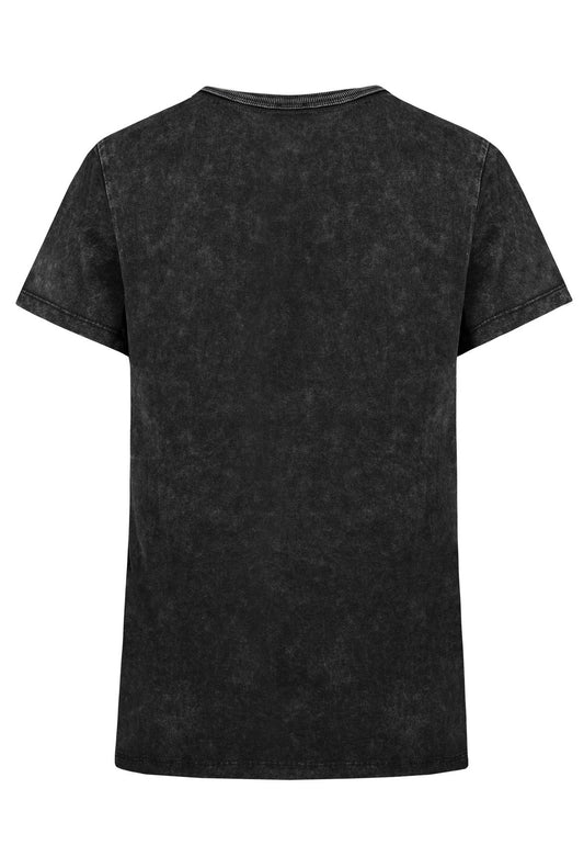 SUBLEVEL Damen, Shirt kurzarm, anthracite grey