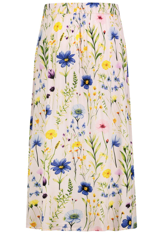 SUBLEVEL Damen, Rock, flowers: iced rose