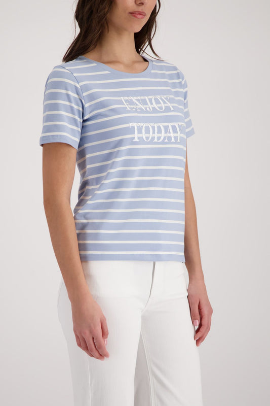 MONARI T-Shirt, sea side ringel