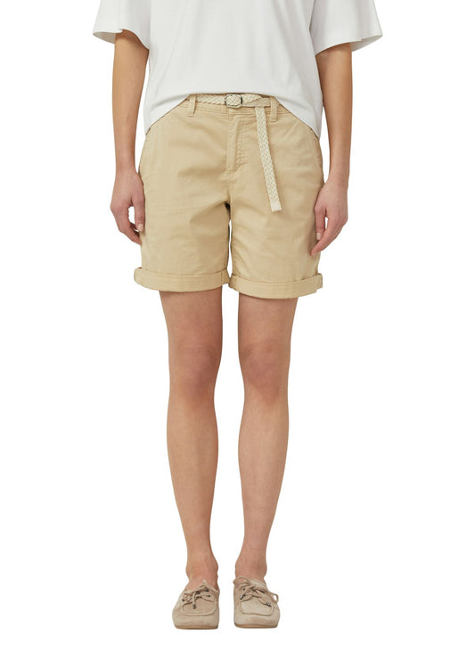 S.OLIVER Shorts mit geflochtenem Gürtel