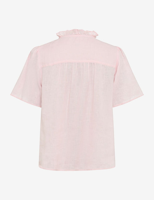 BRAX Leinenbluse mit Rüschen-Optik "Style Vive"