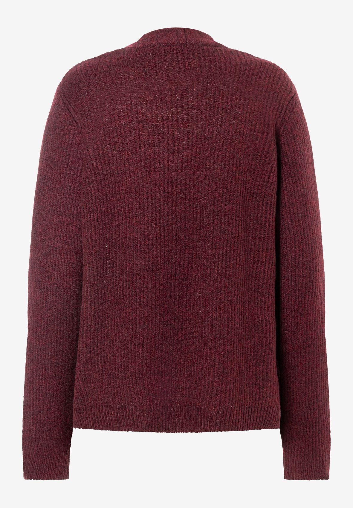Cardigan, pomegranate red