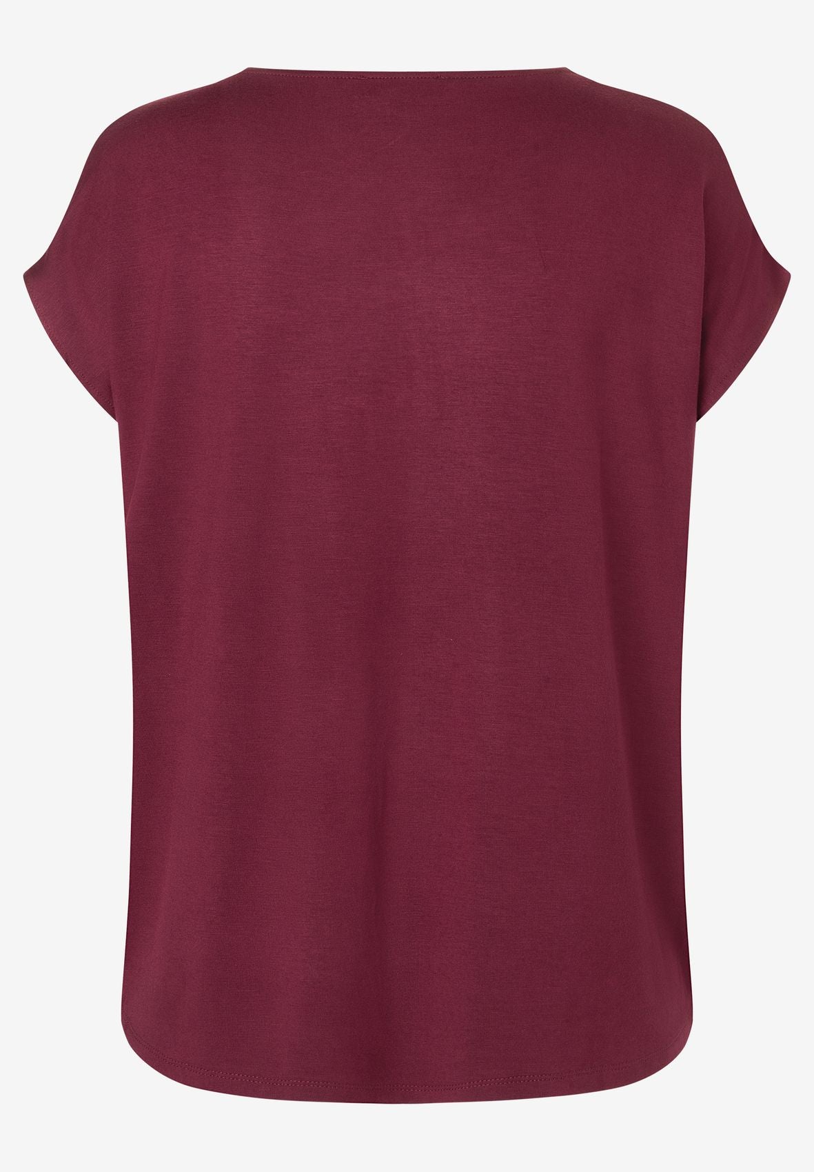Shirt, pomegranate red