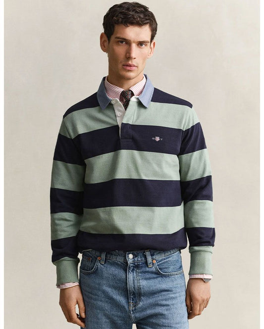GANT Rugbyshirt mit Blockstreifen